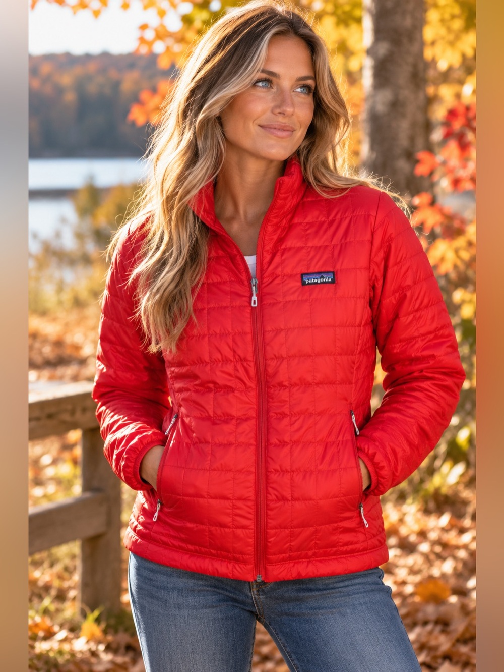 Patagonia Red Lightweight Jacket XL
